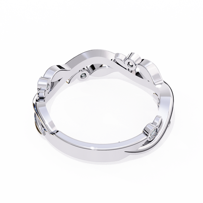Silver Enchanted Vine Ring