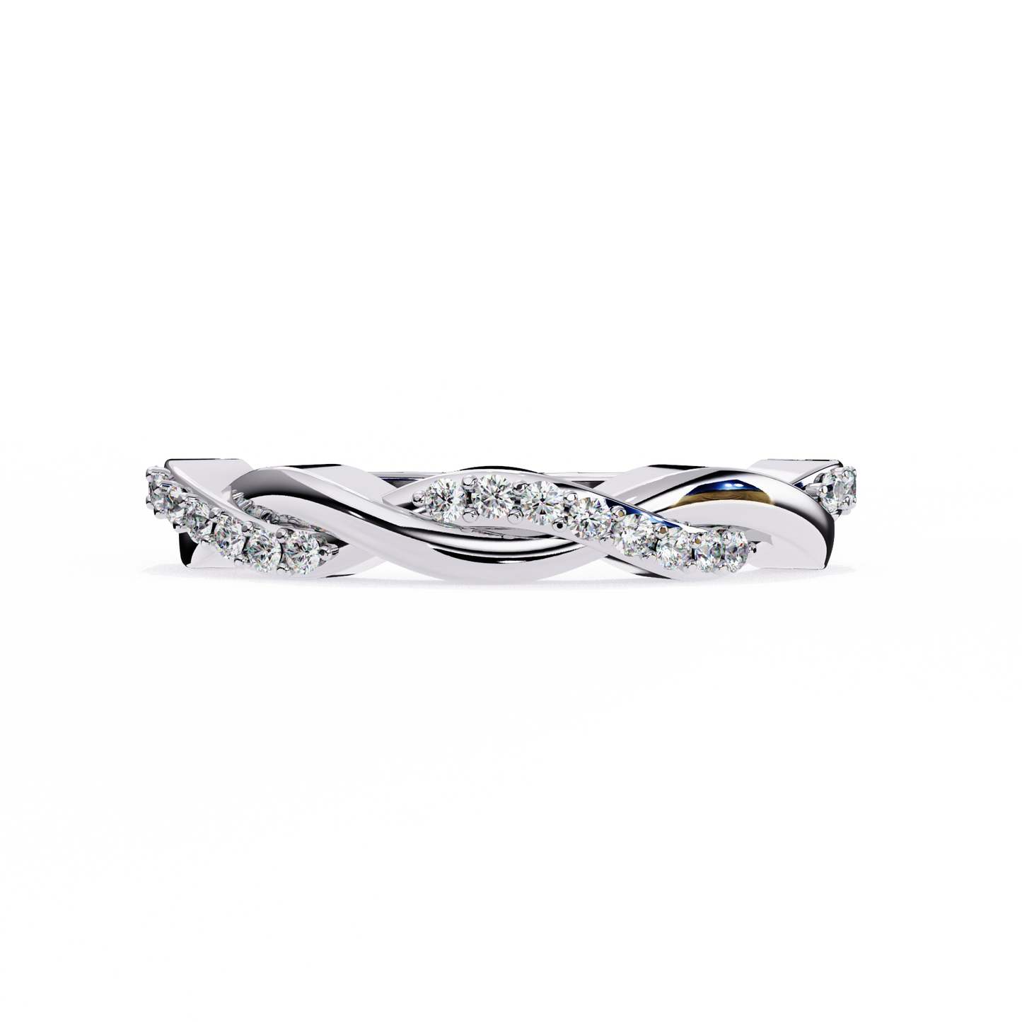 Silver Destiny Braid Ring