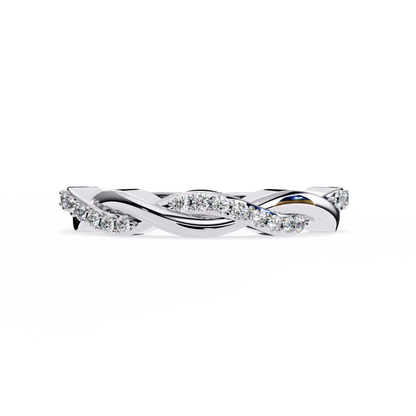 Silver Destiny Braid Ring