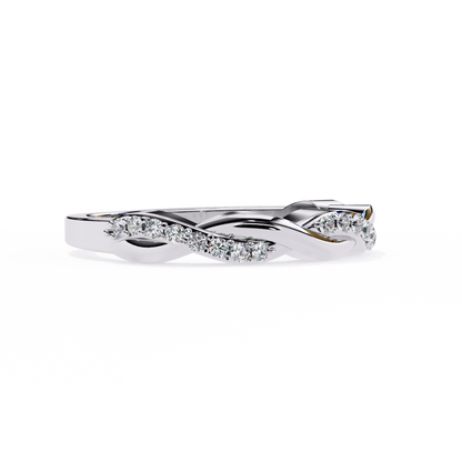 Silver Destiny Braid Ring