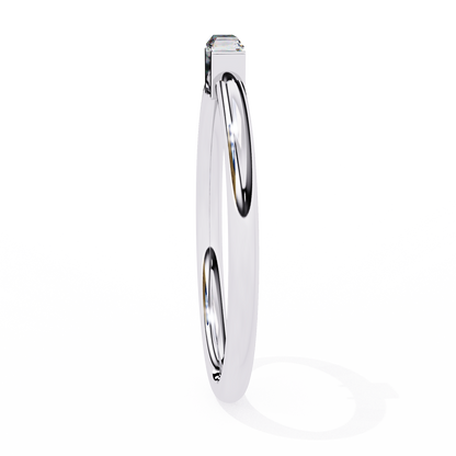 Silver Stackable Baguette Ring