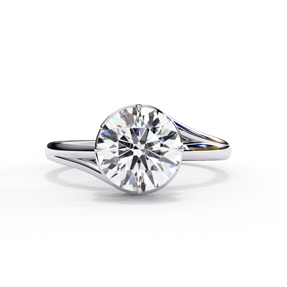 Silver Elegance Twist Ring