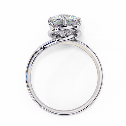 Silver Elegance Twist Ring