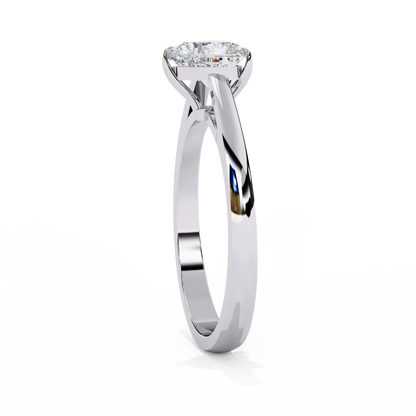 Silver Love Heart Ring