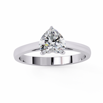 Silver Love Heart Ring