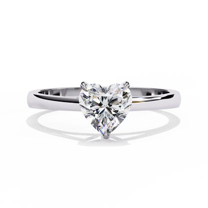 Silver Love Heart Ring