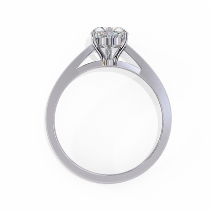 Silver Love Heart Ring