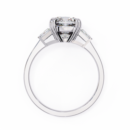 Silver Promise Trapezoid Ring